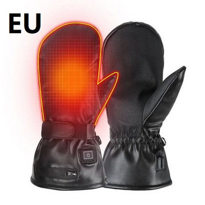 Zimske električne grijane rukavice s dodirnim zaslonom prstiju USB punjive rukavice za jahanje za rad po hladnom vremenu Zimski sportovi na otvorenom