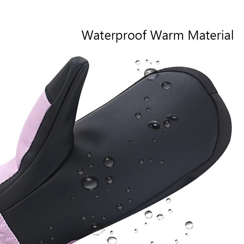 2022 téli vízálló női hókesztyű kültéri sport férfi kerékpáros ujjatlan meleg női síkesztyű hegyi snowboard kesztyű