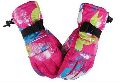 AS FISH Szélálló Vízálló Thermal Női Férfi Téli Síkesztyű Snowboard Motorosszán