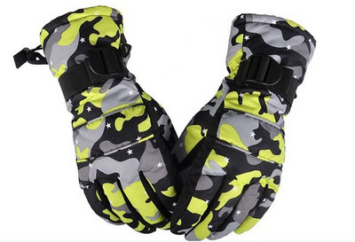 AS FISH Szélálló Vízálló Thermal Női Férfi Téli Síkesztyű Snowboard Motorosszán