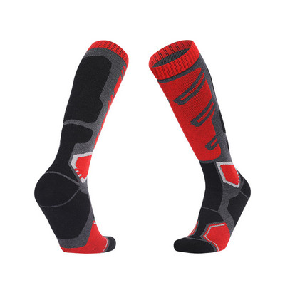 Téli Női Férfi Merinó Gyapjú Meleg Sízokni Hó Szabadtéri Sport Kerékpározás Gördeszka Túrázás Harisnya termozokni