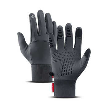 Зимни ръкавици Мъже Жени Пълни пръсти Колоездене Мотоциклетни ръкавици Мъжки Водоустойчиви сензорни Спорт на открито Топли термални поларени ски ръкавици