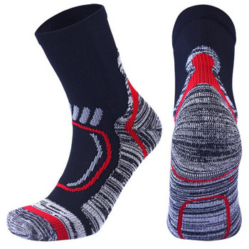 2 чифта Зимни ски чорапи Термо Мъжки Дамски Спортни чорапи за сноуборд Термочорапи Ски Колоездене Трекинг Туристически чорапи