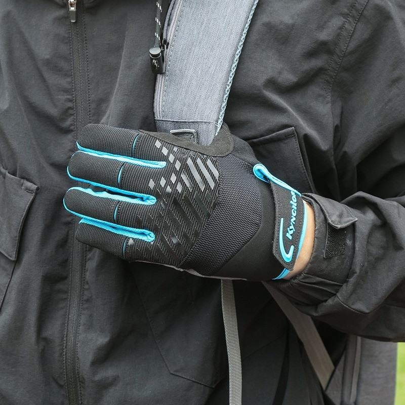 Велосипедни ръкавици Мъже Жени Сензорен екран Пълен пръст Ръкавици Противоплъзгащи се Против изпотяване Дишащи Противоударни MTB велосипедни ръкавици