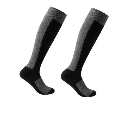 Χειμερινοί άντρες Γυναικείες μάλλινες Ζεστές μακριές κάλτσες σκι Θερμικές κάλτσες Παχύρες αναπνέουσες θερμοκάλτσες για εξωτερικούς χώρους Σκι Πατινάζ Αθλητικές κάλτσες