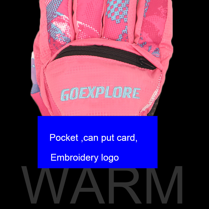 Istražite najbolje skijaške rukavice 2021. Muškarci Žene -30 Thicken Vodootporne Outdoor Motocikl Snowboard Motorne sanke Rukavice za snijeg Zimske Muške