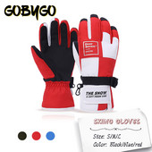 1 pereche de mănuși de schi pentru snowboard, iarnă, călduroasă, pentru copii, adulți, anti-alunecare, ecran tactil, impermeabil, pentru copii, femei, bărbați, pentru zăpadă, în aer liber