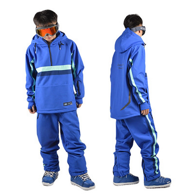 Set de schi pentru femei 2022, pentru bărbați, sport în aer liber, jachetă de snowboard, costume de schi, salopete largi, rezistente la vânt, pantaloni de zăpadă, îmbrăcăminte de iarnă