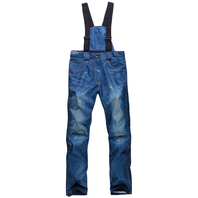-30 Degree Thermal Jean Hlače za snowboard Tregeri Denim Skijaške hlače Zimske ženske vodootporne hlače za snijeg otporne na vjetar