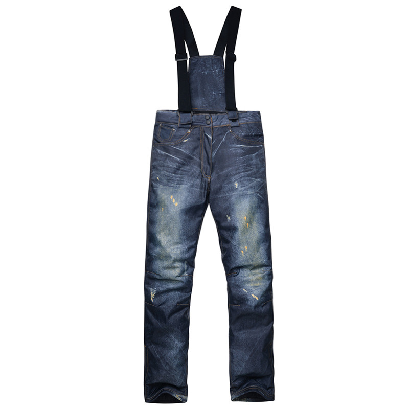 -30 Degree Thermal Jean Hlače za snowboard Tregeri Denim Skijaške hlače Zimske ženske vodootporne hlače za snijeg otporne na vjetar