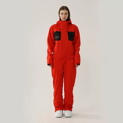 Vientisas slidinėjimo kostiumas Moteriška lauko striukė snieglenčių sportui Vyriški kombinezonai Pastorinti šilti kombinezonai Slidinėjimo rinkinys Drabužiai Neperšlampami vėjui