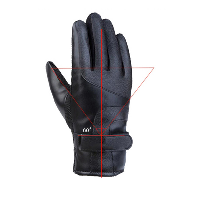 Téli fűtött kesztyű melegítő elektromos hővédő kesztyű kerékpáros motorkerékpár kerékpáros síkesztyű Unisex BE/KI kapcsoló LED-del