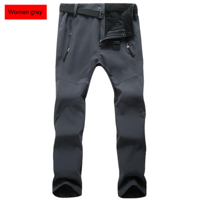 Téli nadrágok Soft Shell vízálló szélálló polár nadrágok férfi sportok kültéri trekking kemping túrázás hegyi sí nadrágok