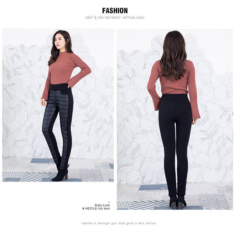 Žiemos sniego slidinėjimo kelnės moteriškos storos mados siuvinėti kelnės Medvilninės aksominės kelnės Mom tiesios kelnės Didelio dydžio sportinės kelnės