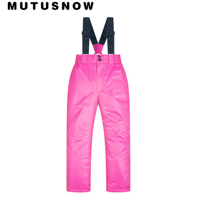 Pantaloni de schi pentru copii, băieți și fete, în aer liber, îngroșați, rezistenți la vânt, impermeabili, calduri, pentru copii, pentru iarnă, pentru schi și snowboard.