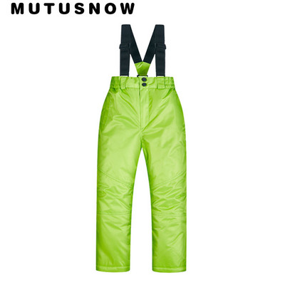 Pantaloni de schi pentru copii, băieți și fete, în aer liber, îngroșați, rezistenți la vânt, impermeabili, calduri, pentru copii, pentru iarnă, pentru schi și snowboard.