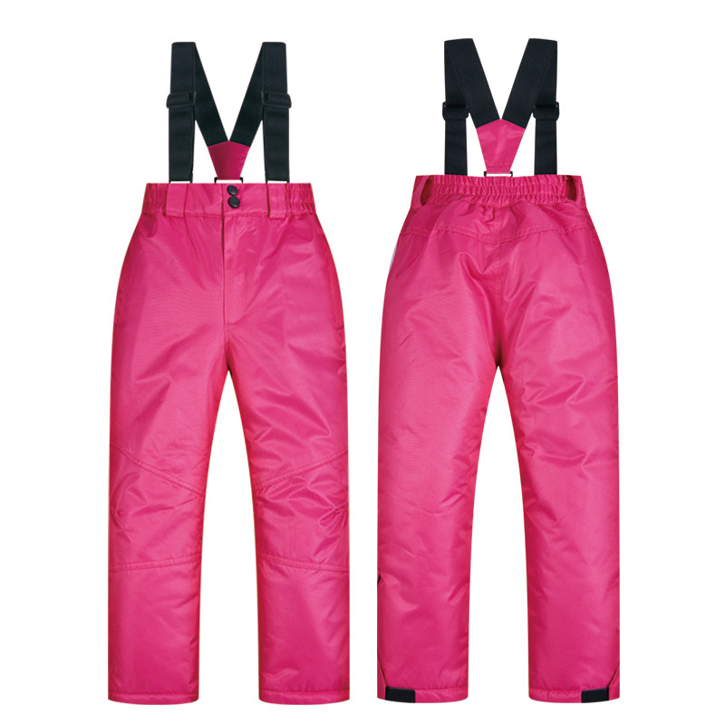Sínadrágok Gyerekek Fiúk és Lányok Kültéri Vastag Szélálló Vízálló MelegHó Gyermeknadrágok Téli Sí- és Snowboard Nadrágok