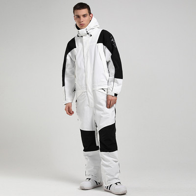 2022-es téli síugróruha női kapucnis egyrészes férfi hóruha hegyi sport snowboard női jumpsuit kültéri teljes tréningruhák