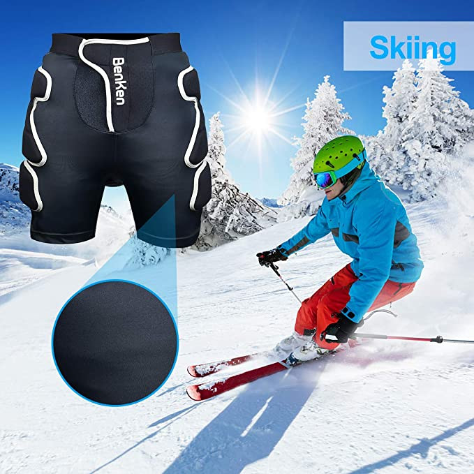 BenKen Skiing Protective Padded Shorts SBR 3D EVA Padded Impact Protective Gear за сноуборд скейт и ски