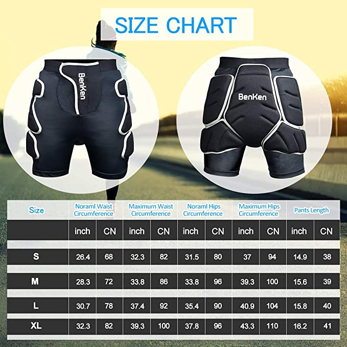 BenKen Skiing Protective Padded Shorts SBR 3D EVA Padded Impact Protective Gear за сноуборд скейт и ски