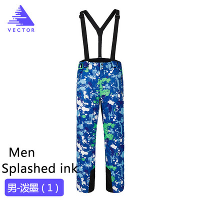 VECTOR Profesionalne skijaške hlače za muškarce Vjetrootporne vodootporne hlače za skijanje i snowboarding Vanjske zimske hlače za snijeg HXF70016