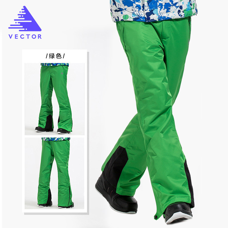 VECTOR Profesionalne skijaške hlače za muškarce Vjetrootporne vodootporne hlače za skijanje i snowboarding Vanjske zimske hlače za snijeg HXF70016