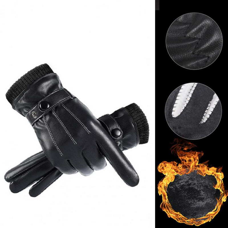 Férfi motoros kesztyűk, kifinomult, mosható érintőképernyős vízálló csúszásgátló kesztyűk kültéri síkesztyűkhez férfi kesztyűk