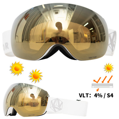 OTG sí snowboard szemüveg női férfi sí szemüveg maszk UV 400 hóvédő szemüveg felnőtt dupla gömb alakú tükrös mágnes