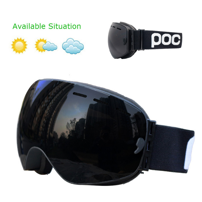 dvigubi sluoksniai nuo rasojimo slidinėjimo akiniai sniego motociklai slidinėjimo kaukė slidinėjimo akiniai snieglenčių snieglenčių vyrai moterys googles