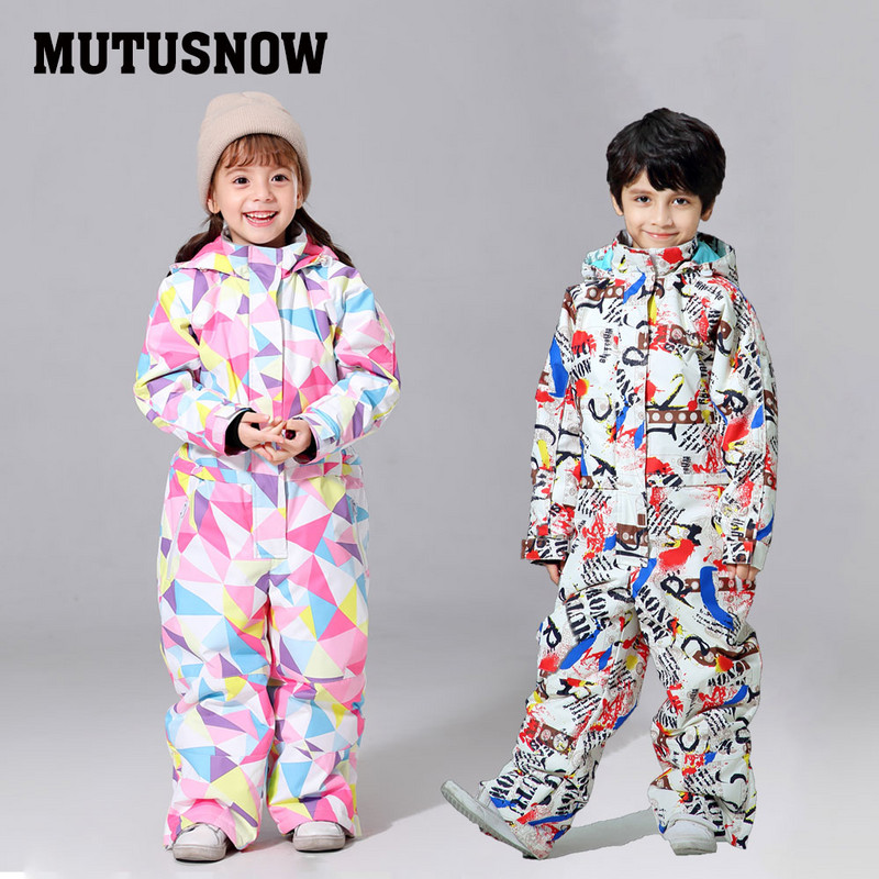 -30 laipsnių vaikų slidinėjimo kombinezonas 2020 m. žiemos snieglenčių striukė berniukams ir mergaitėms lauko sniego kostiumai, šilti, vandeniui atsparūs vaikiški slidinėjimo striukė