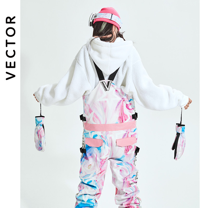 Ekstra debele muške ženske skijaške hlače ravni puni kombinezon zimski topli otporni na vjetar vodootporni sportovi na otvorenom snowboard motorne sanke