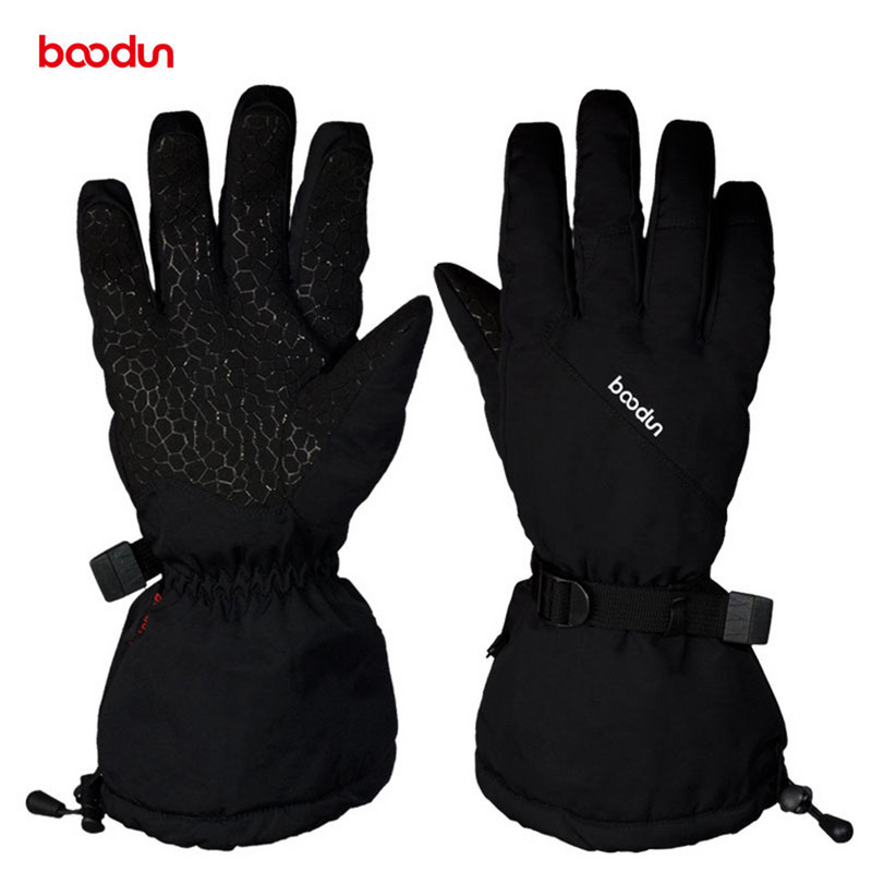 Boodun Zimske tople skijaške rukavice Muškarci Žene Sportske biciklističke rukavice za snowboarding na otvorenom Vodootporne, otporne na vjetar, neklizajuće