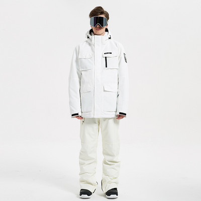 Zimska vodootporna muška snježna odijela Sportska prevelika muška odijela za daskanje na snijegu Planinski muški skijaški set Jakna za vanjske hlače Trenirka Odjeća