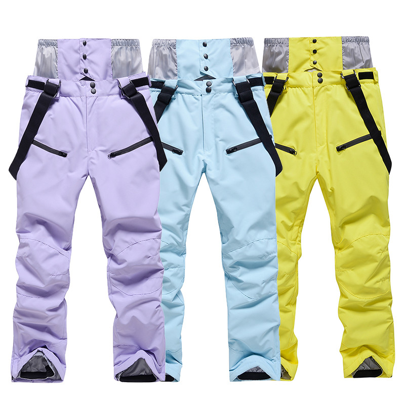 Skijaške hlače velike veličine Muške -30 Temperature Visokokvalitetne vodootporne vjetrootporne tople snježne hlače Zimske ženske skijaške hlače za daskanje na snijegu