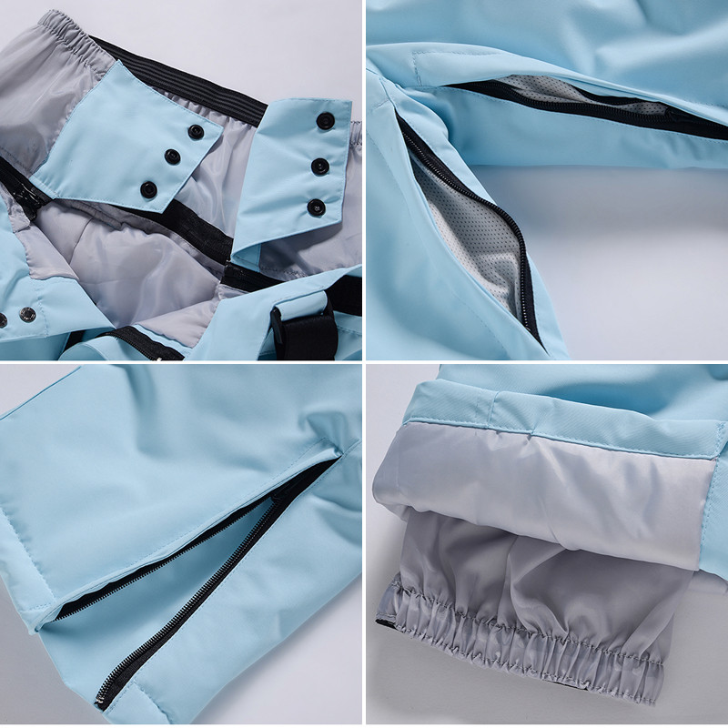 Skijaške hlače velike veličine Muške -30 Temperature Visokokvalitetne vodootporne vjetrootporne tople snježne hlače Zimske ženske skijaške hlače za daskanje na snijegu