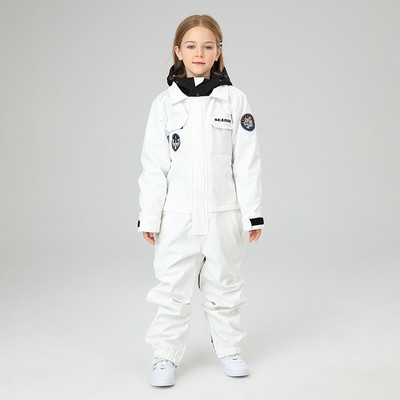 Žieminis vienetinis sniego kostiumas berniukui, sportinis vaikiškas slidinėjimo kombinezonas, atsparus vėjui, vaikų snieglenčių kombinezonas, lauko kelnės, kostiumai