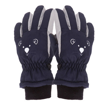 1 чифт детски зимни ски ръкавици с анимационни топли ръкавици, деца, момчета, момичета, неплъзгащи се ветроустойчиви, водоустойчиви, 3 до 15 години, външни ръкавици