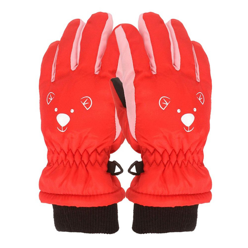 1 par dječjih zimskih skijaških rukavica, toplih rukavica s crtićima, djeca, dječaci, djevojčice, neklizajuće, otporne na vjetar, vodootporne, 3 do 15 godina, vanjske rukavice