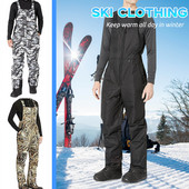 Sínadrág Női és Férfi Harisnyatartók Szabadtéri Sport Szilárd Zseb Szélálló Vízálló Meleg Téli Snow Snowboard Nadrág S-5xl