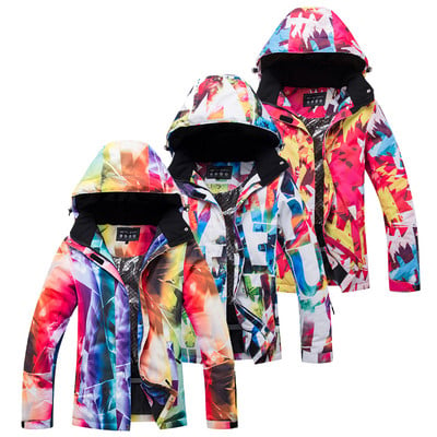 -30 Cheap Female Snow Jacket Winter Outdoor Sports Costumes Snowboarding Clothing Waterproof Windproof Coats Skiing Wear Women`s