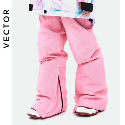 VECTOR Ski Professional Bērnu Slēpošanas Jaka Bikses Siltas Ūdensnecaurlaidīgas Zēni Meitenes Āra Slēpošana Snovbords Ziemas Slēpošana Bērnu Komplekts