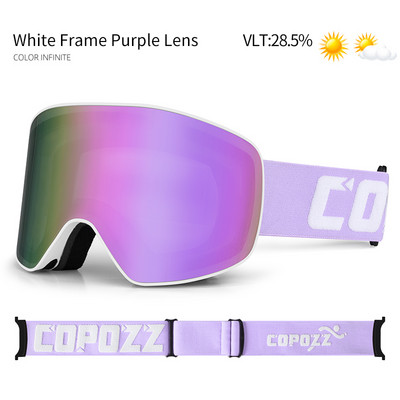 Skijaške naočale marke COPOZZ Muškarci Ženske dvoslojne velike naočale za daskanje protiv magljenja UV400 Naočale za rolanje i skijanje daskanje na snijegu