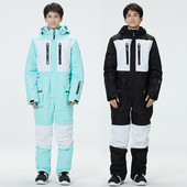 2022, iarnă, munte, o bucată, costume de zăpadă pentru bărbați, salopete de schi pentru bărbați, impermeabile, cu glugă, sport în aer liber, salopete de snowboarding pentru bărbați.