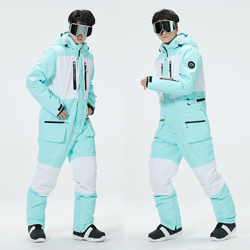 2022, iarnă, munte, o bucată, costume de zăpadă pentru bărbați, salopete de schi pentru bărbați, impermeabile, cu glugă, sport în aer liber, salopete de snowboarding pentru bărbați.