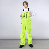 Savete noi de schi pentru bărbați și femei, pantaloni de iarnă pentru zăpadă, bretele elastice înalte, rezistente la vânt, impermeabile, respirabile și calde