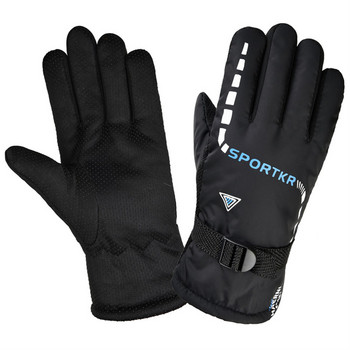 Водоустойчиви зимни топли ски мотоциклетни колоездене ръкавици против хлъзгане с дебелина термални спортни къмпинг ръкавици за мъже, жени, пътни ръкавици