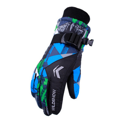 Mănuși Copii Iarnă Căldură Zăpadă Schi Băieți Fete Sport Impermeabil Rezistent la vânt Moale Confortabil Schi Imprimare Graffiti Guantes