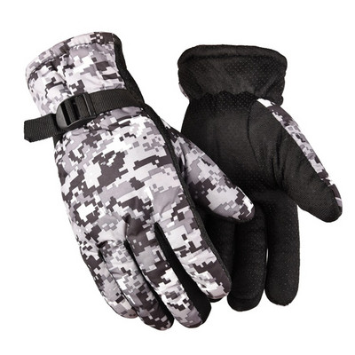 Zimske skijaške rukavice za snowboard Rukavice od flisa Neklizajući zaslon osjetljiv na dodir Vodootporan Motociklizam Biciklizam Tople rukavice za snijeg od flisa Unisex