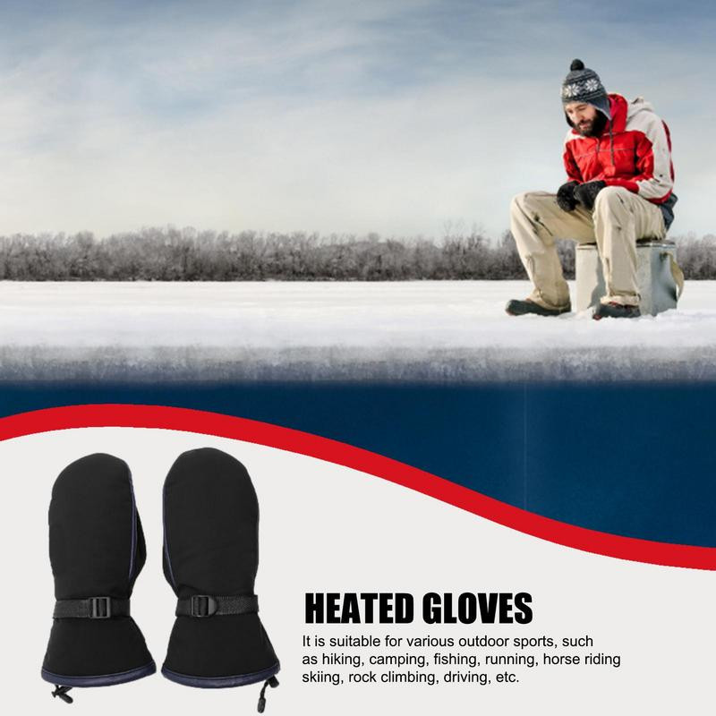 Mănuși electrice încălzite USB Încălzitor de mâini alimentat cu baterii reîncărcabile pentru vânătoare, pescuit, schi, motocicletă, ciclism