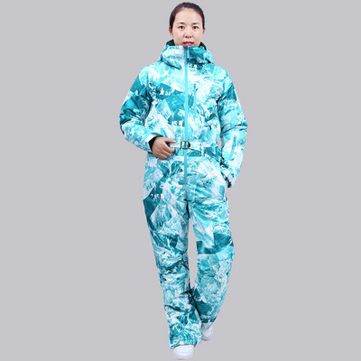 Salopetă de schi pentru femei, de iarnă, caldă, într-o singură bucată, pentru sporturi în aer liber, jachetă de snowboard, set de schi impermeabil cu glugă Горнолыжный Костюм Женс